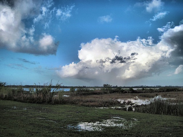 Clouds over Everglades HDR 20120422