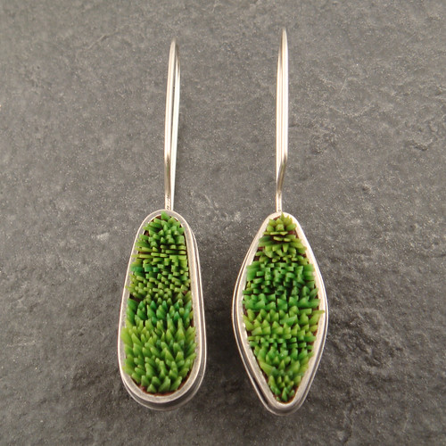 grass earrings