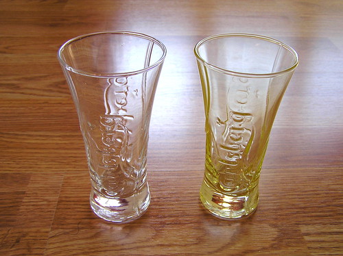 Carlsberg mini pilsner glasses