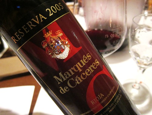 2005 Marques de Caceres Reserva from Rioja