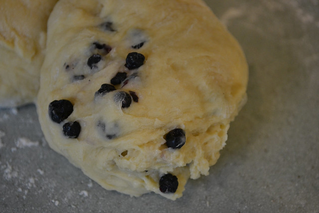 Wild Blueberry and Agave Challah