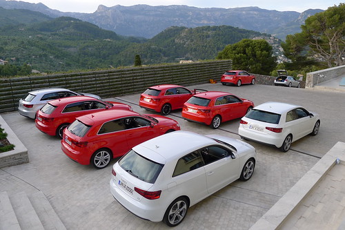 Audi A3 - Brillant Rot & Gletscherweiß Metallic