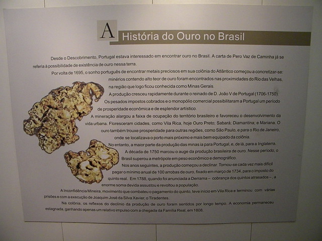 A História do Ouro no Brasil