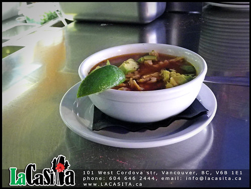 La Casita Gastown menu Black Bean Soup