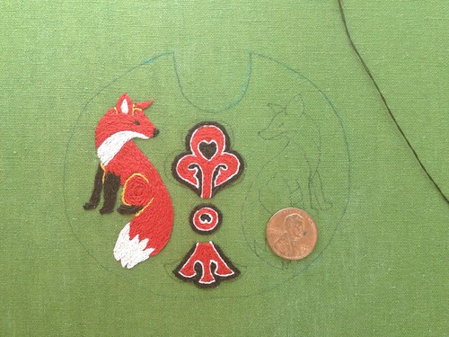 Fox embroidery