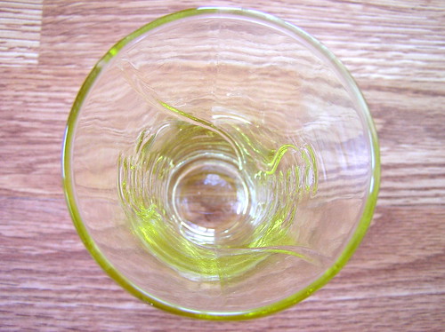 Carlsberg yellow mini pilsner glass