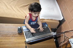 The Blogger Is Born - Nerjis Asif Shakir 1 Year Old by firoze shakir photographerno1