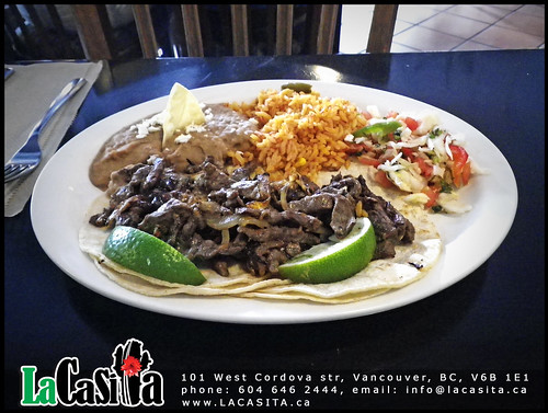 La Casita Gastown menu beef tacos