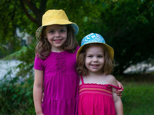 A cute pair of hats…and girls