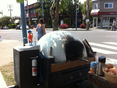 Wood pizza oven