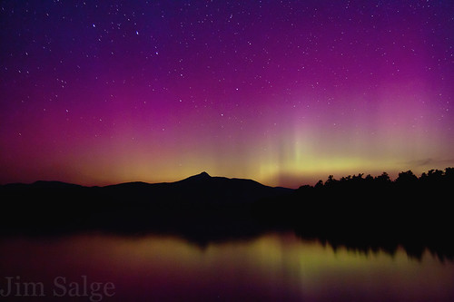 Aurora Over Chocorua Lake by Jim Salge