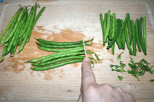 14 - Bohnen schneiden / Cut beans