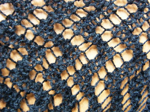 Ravellenics Day 4 - Observer Shawl - After Section 4