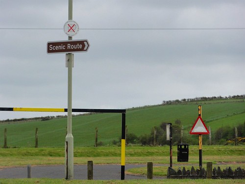 Scenic Route Sign at Browns Bay