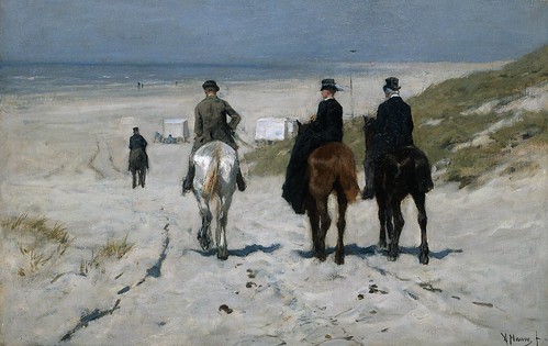 Anton Mauve - Morning Ride [1876] by Gandalf's Gallery