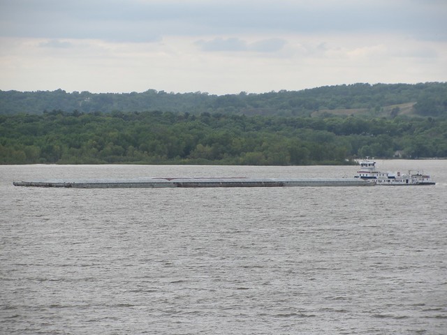 Mississippi Barge in Wisconsin