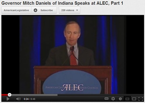 Daniels speaking at ALEC - 2008