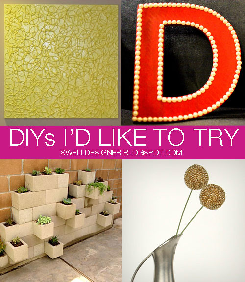 DIYs-I'd-like-to-try