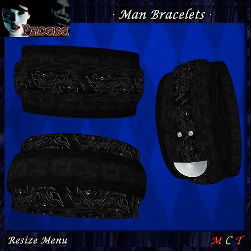 *P* Gothika Man Bracelets 1 & 2