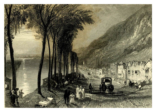 020-Vista del Sena entre Mantes y Vernon-Wanderings by the Seine from Rouen to the source 1835- Joseph Mallord W.Turner