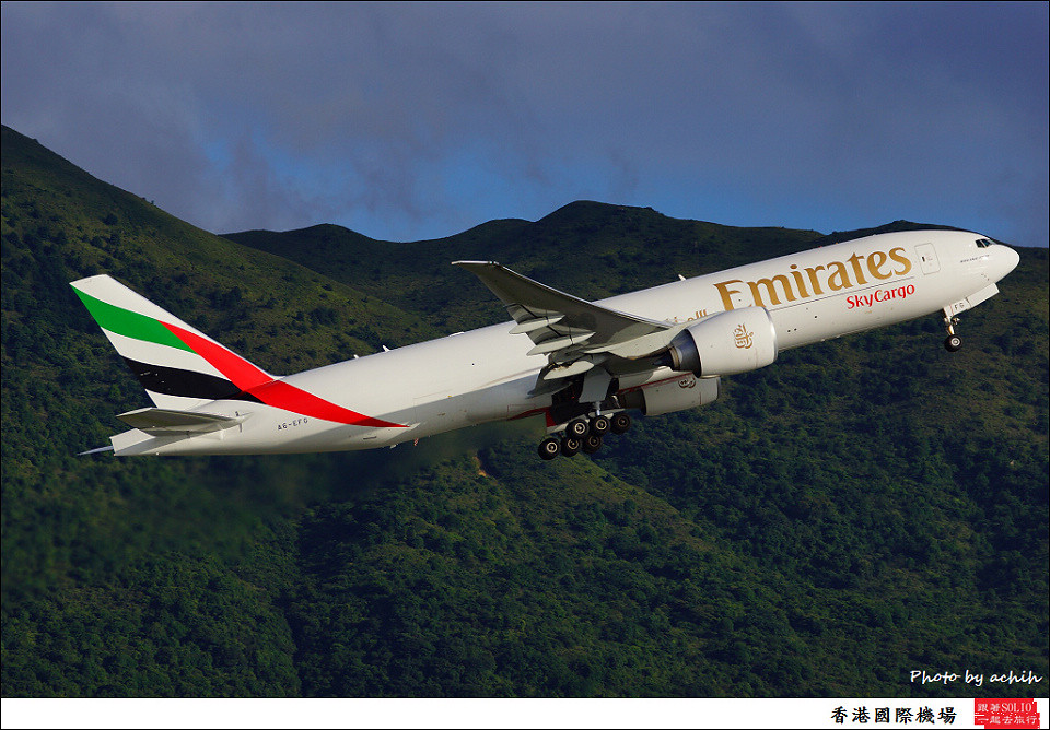 Emirates SkyCargo / A6-EFG / Hong Kong International Airport