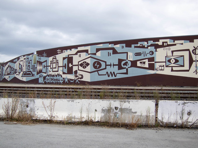 Caltrain Mural by Brian Barneclo