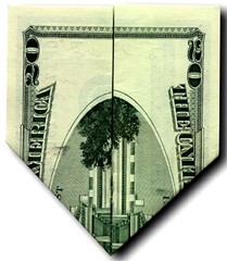 Banknote origami