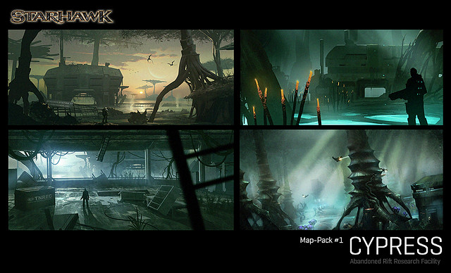 Starhawk for PS3: Cypress map