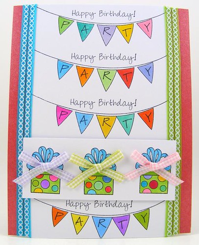 HA May Project Two Birthday Banners Card