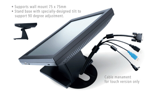 TM2200T: Birch 15.1" Touch LCD Panel