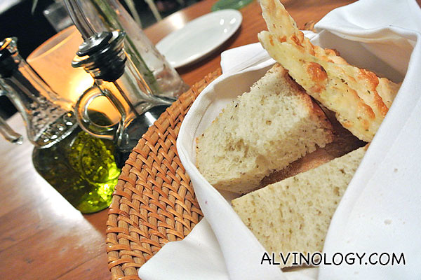 Basket of lovely fresh bread