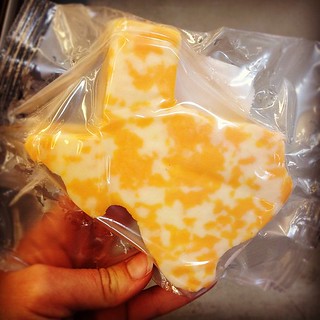 I love that Texas is so proud of its heritage. Even the cheese comes #Texas shaped.