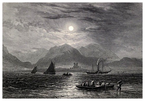 011- Entrada al estrecho de Menai-Wanderings and excursions in North Wales (1853)- Thomas Roscoe