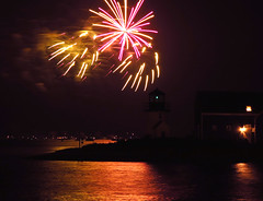 Hyannis Harbor Fireworks July 4th, 2012