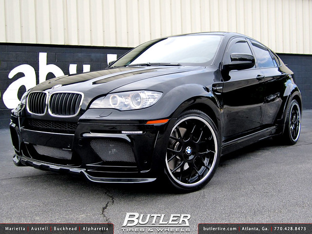 BMW X6M with 22in DUB Type 39 Wheels and Hamann Tycoon Widebody Kit