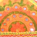 flower - wall art - Indian embroidery designs