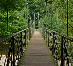 Suspension Bridge, Ilkley by Tim Green aka atoach