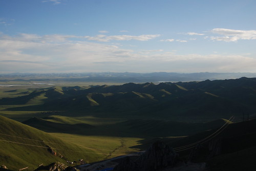 甘南藏族自治區的高原景觀(莫聞攝)