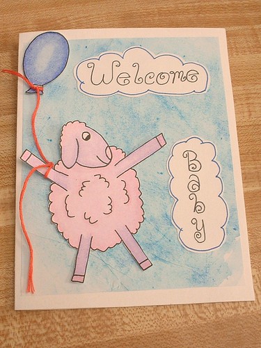 sheep baby
card