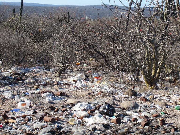 Trash off Hwy 1, South of Ligui