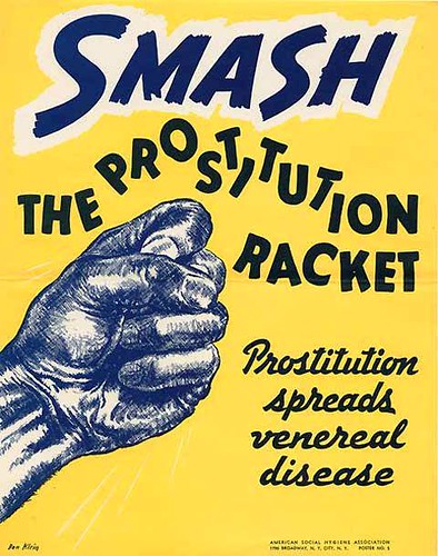 Anti-Prostitution Poster, WWII