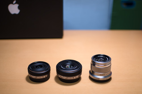 The trio of micro four thirds single focal length lenses by hyossie