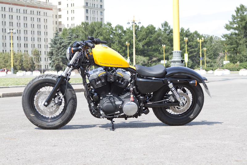 
<p>            Harley-Davidson XL 1200X Sportster Forty-Eight 2012<br />
											Переносим катушку и ключ зажигания на Sportster 48<br />
			