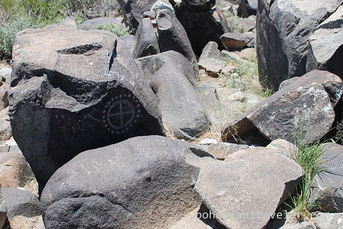 petroglyphs at three rivers Site New Mexico