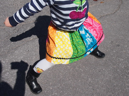 Wednesday's Rainbow Skirt