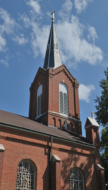 Saint Joseph Church, in Prairie du Rocher, Illinois, USA - exterior