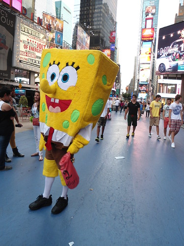 El Señor Esponja/Mr Sponge, Times Square, New York 2012, USA - www.meEncantaViajar.com by javierdoren