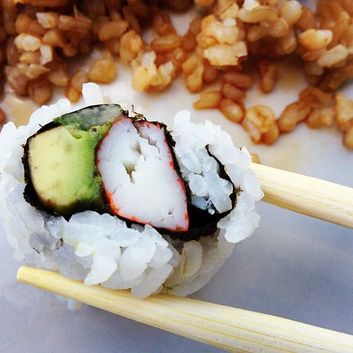 California rolls are my favorite! #sushi