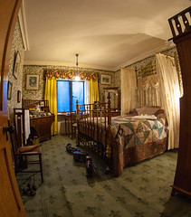A bedroom in Cragside