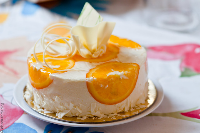 Orange and Camomile Chilled Cheesecake